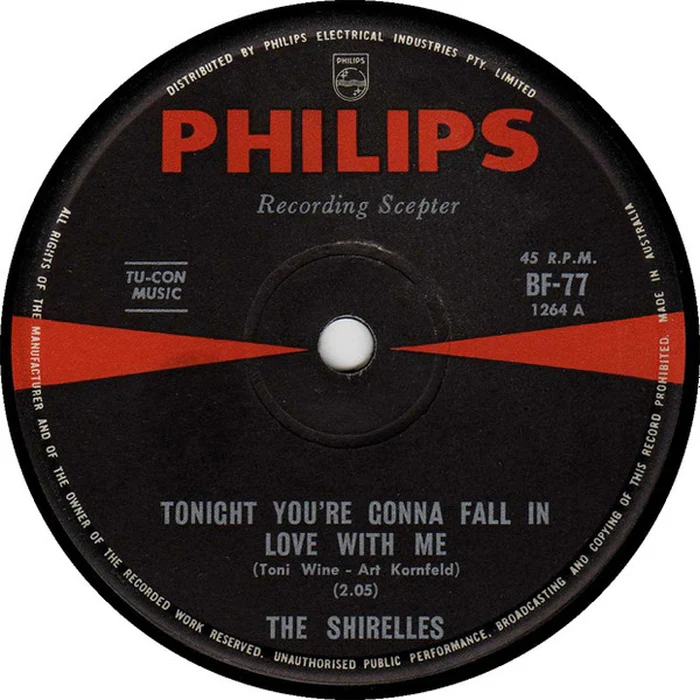 The Shirelles – Tonight You're Gonna Fall In Love With Me (VG/Generic)
