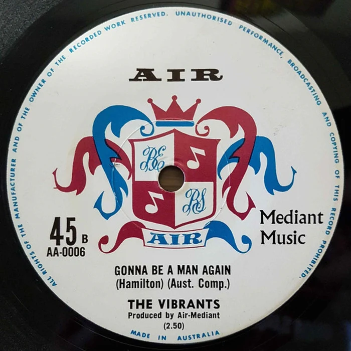The Vibrants – Give Me Just A Little More Time/Gonna Be A Man Again (VG+/Generic)