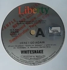 Whitesnake – Here I Go Again (VG+/Generic)