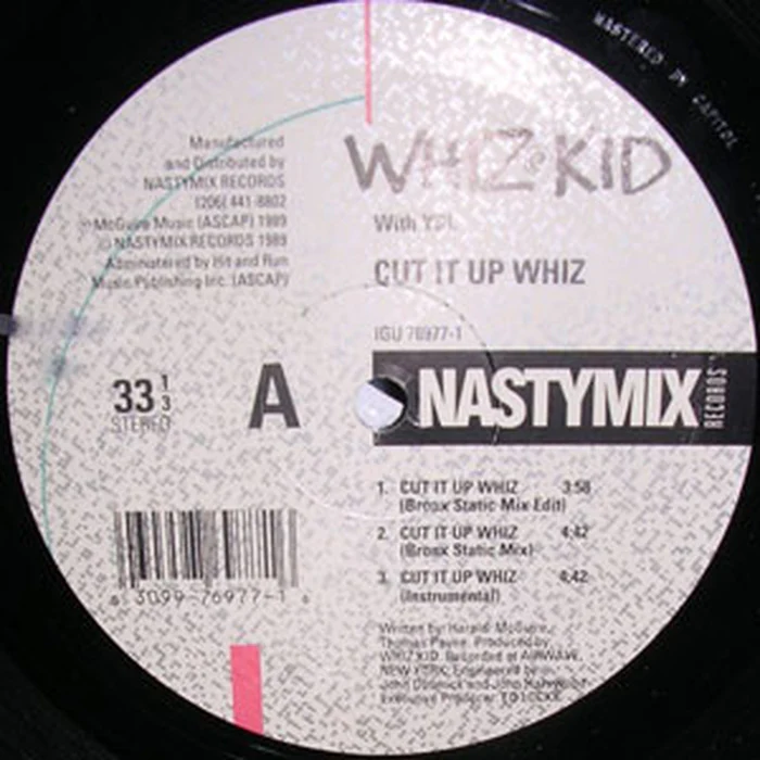 Whiz Kid, YSL – Cut It Up Whiz / Kick The Bass (VG+/Generic)