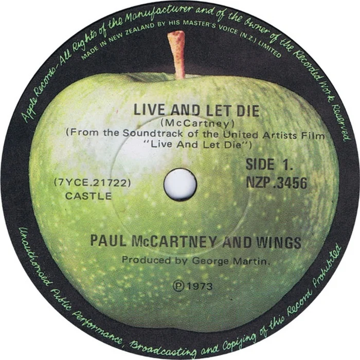 Wings – Live And Let Die (VG+/Generic)