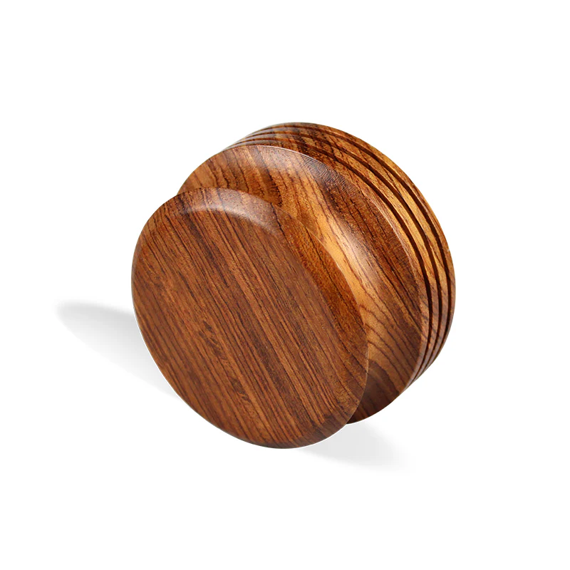 Wooden Record Weight Stabiliser – 300g Sapele Turntable Record Weight - Image 3